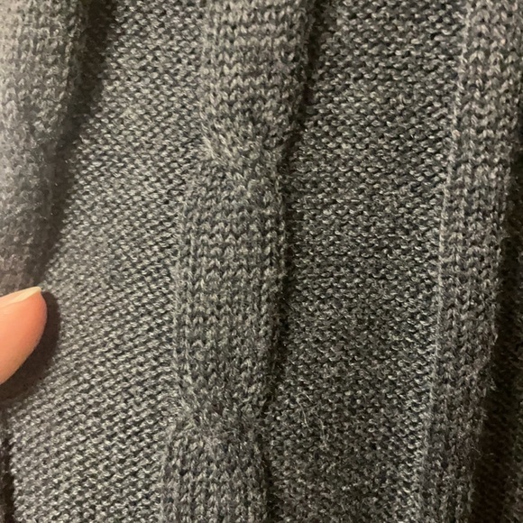 Nine West gray cable knit sweater dress - Picture 4 of 5